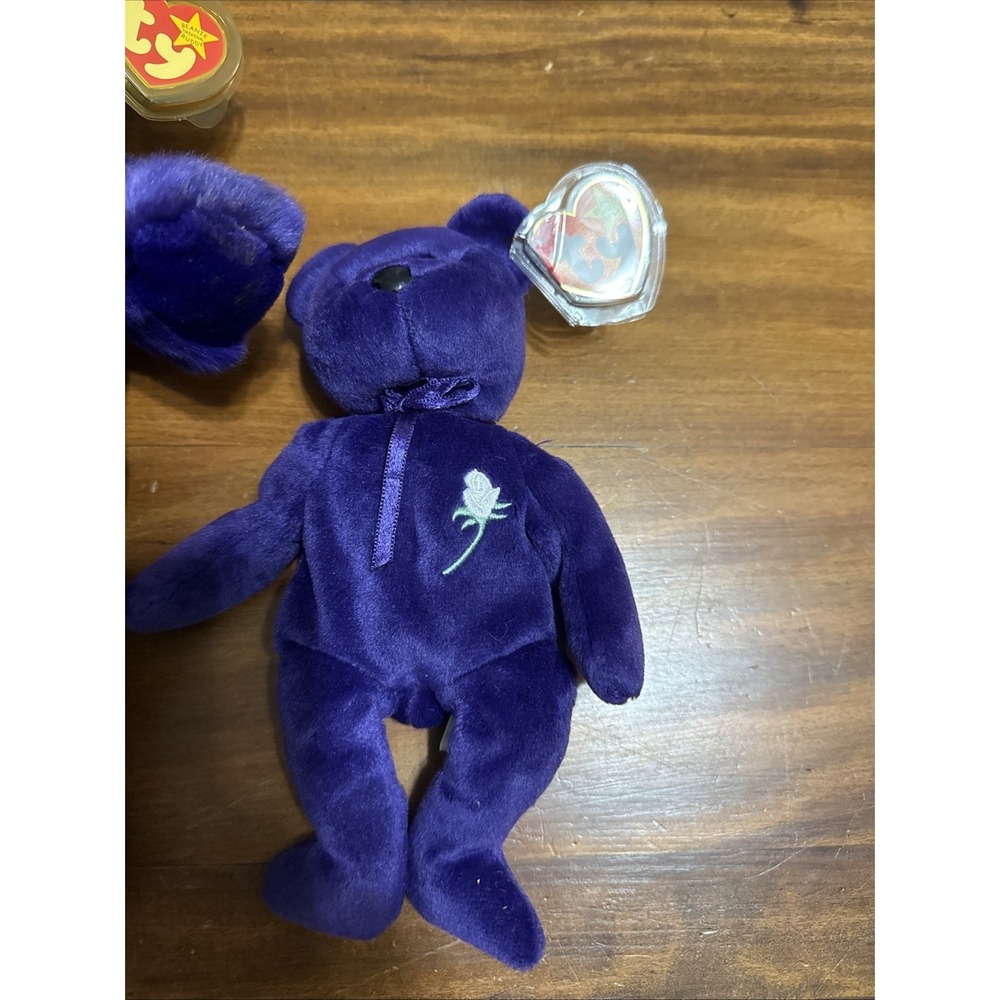 Lot 21 98 TY Princess Diana Beanie Buddy Large & Small - Picture 2 of 11